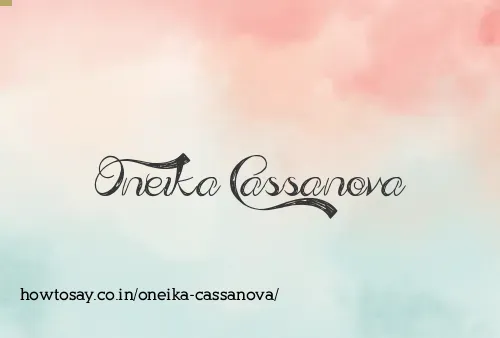 Oneika Cassanova