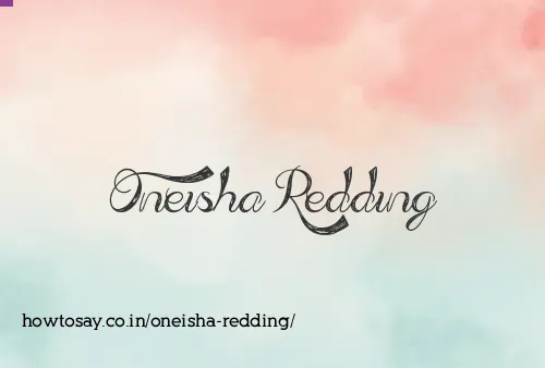 Oneisha Redding