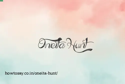 Oneita Hunt