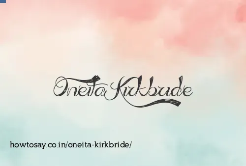Oneita Kirkbride