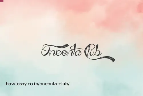 Oneonta Club