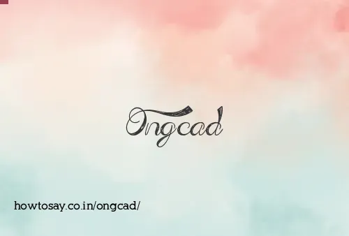 Ongcad