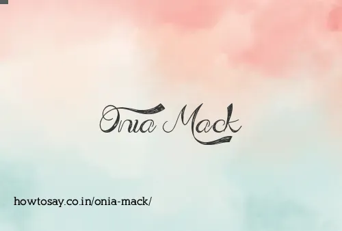 Onia Mack