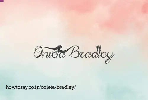Onieta Bradley