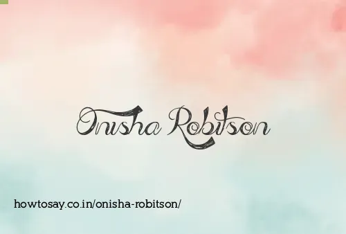 Onisha Robitson