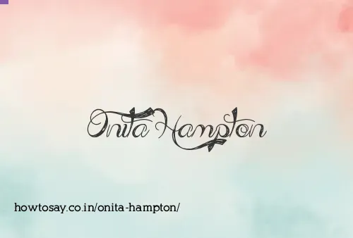 Onita Hampton