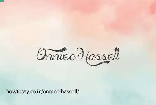 Onniec Hassell