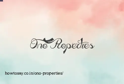 Ono Properties