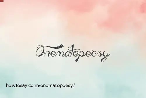 Onomatopoesy