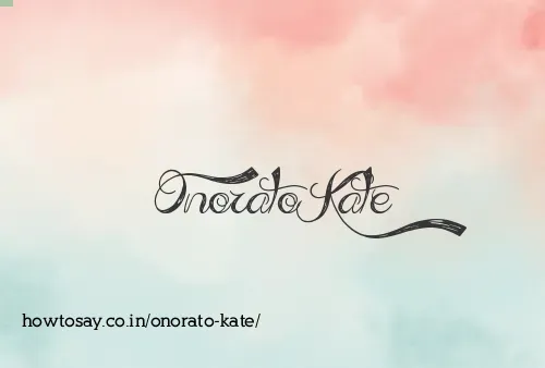 Onorato Kate