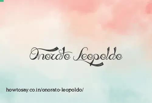 Onorato Leopoldo