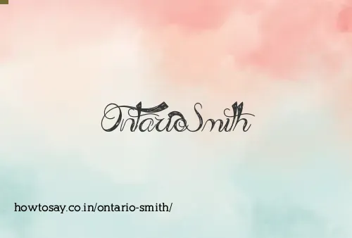 Ontario Smith