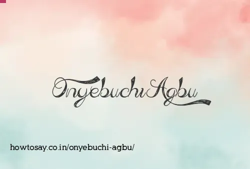 Onyebuchi Agbu
