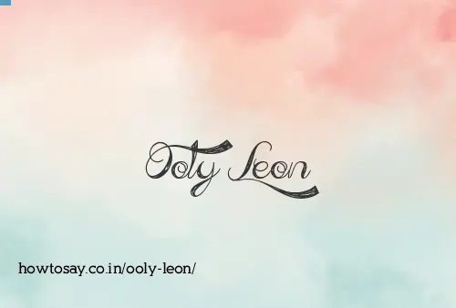 Ooly Leon