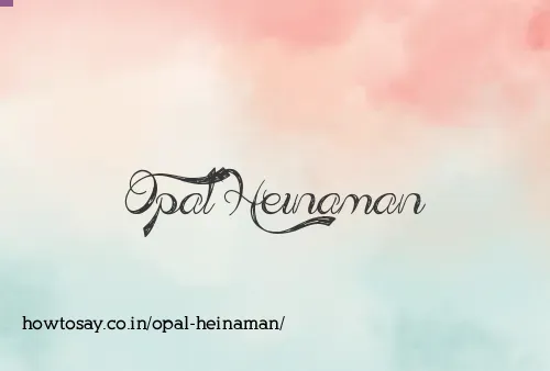 Opal Heinaman