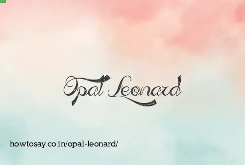 Opal Leonard