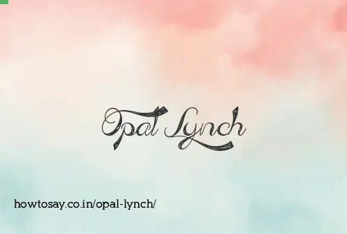 Opal Lynch