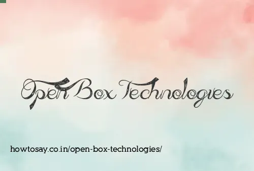 Open Box Technologies