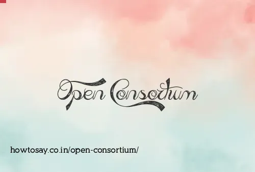 Open Consortium