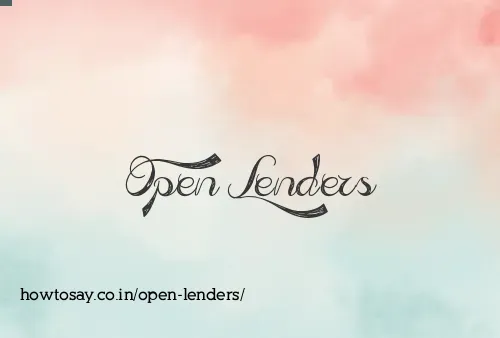 Open Lenders