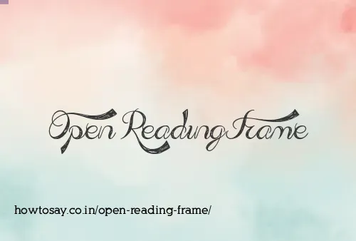 Open Reading Frame