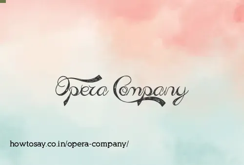 Opera Company