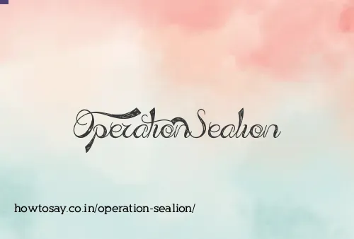 Operation Sealion