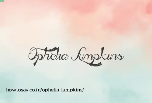 Ophelia Lumpkins