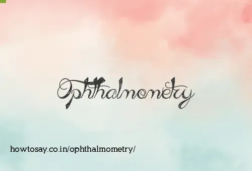 Ophthalmometry