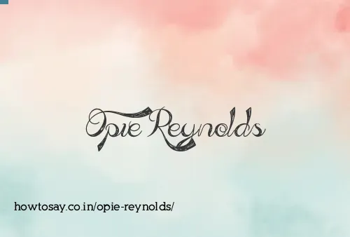 Opie Reynolds