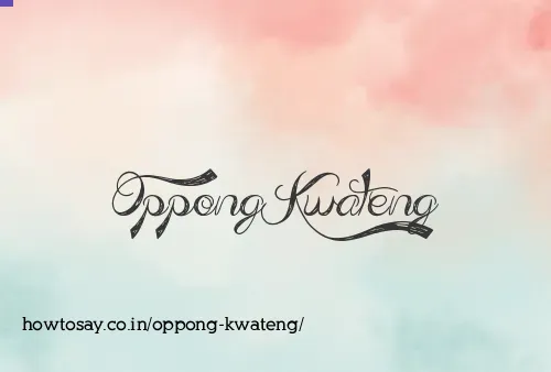Oppong Kwateng