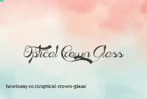 Optical Crown Glass