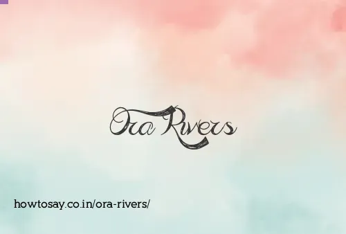 Ora Rivers