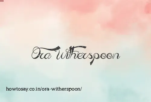 Ora Witherspoon