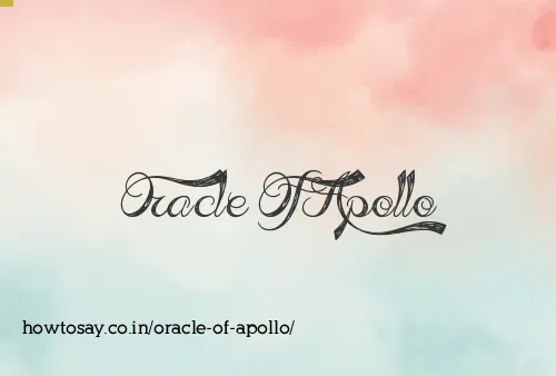 Oracle Of Apollo