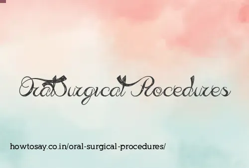 Oral Surgical Procedures