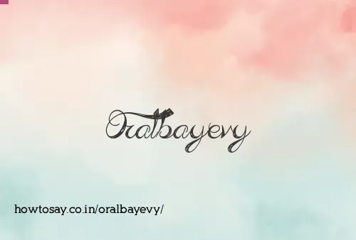 Oralbayevy
