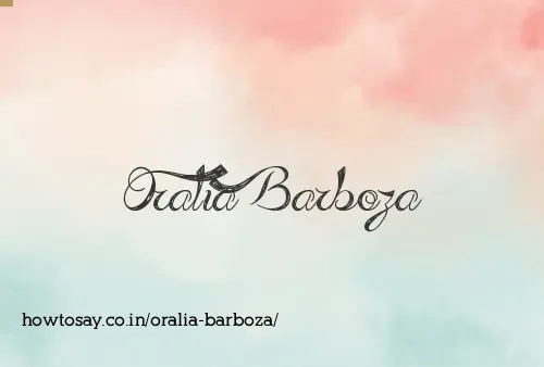 Oralia Barboza