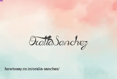 Oralia Sanchez