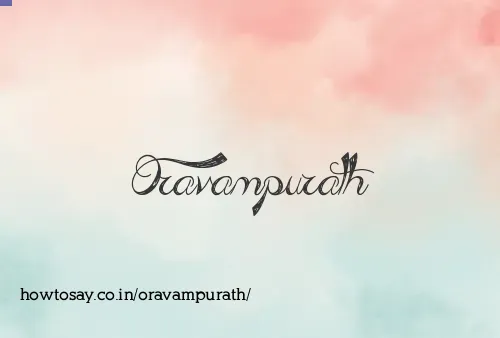 Oravampurath