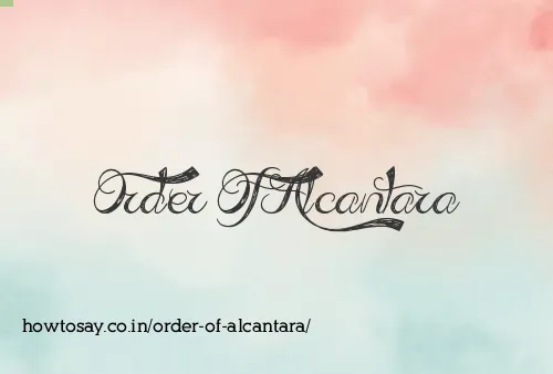 Order Of Alcantara