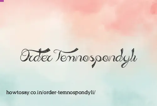 Order Temnospondyli
