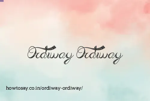 Ordiway Ordiway