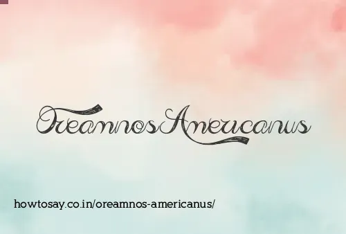 Oreamnos Americanus