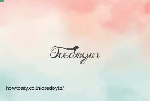 Oredoyin