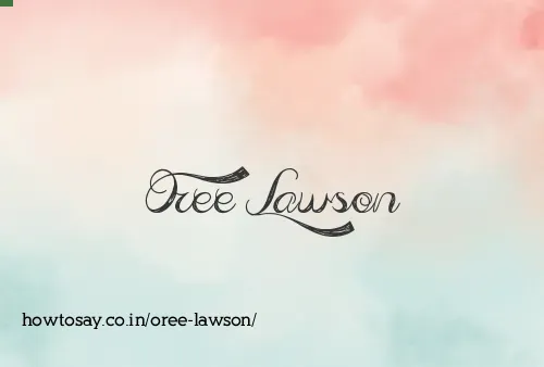 Oree Lawson