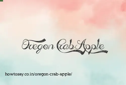 Oregon Crab Apple