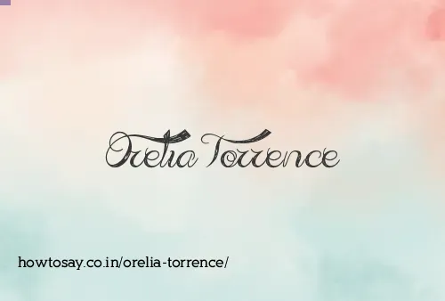 Orelia Torrence