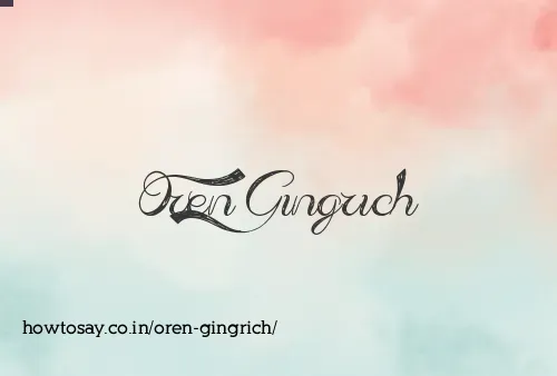 Oren Gingrich