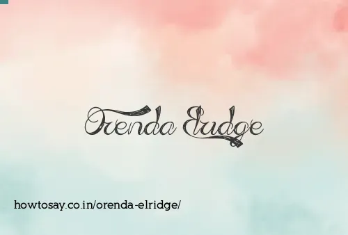 Orenda Elridge